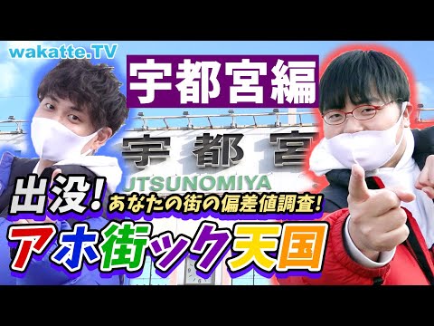 まさかの高学歴！？宇都宮でアホ街ック天国！【wakatte.TV】#480