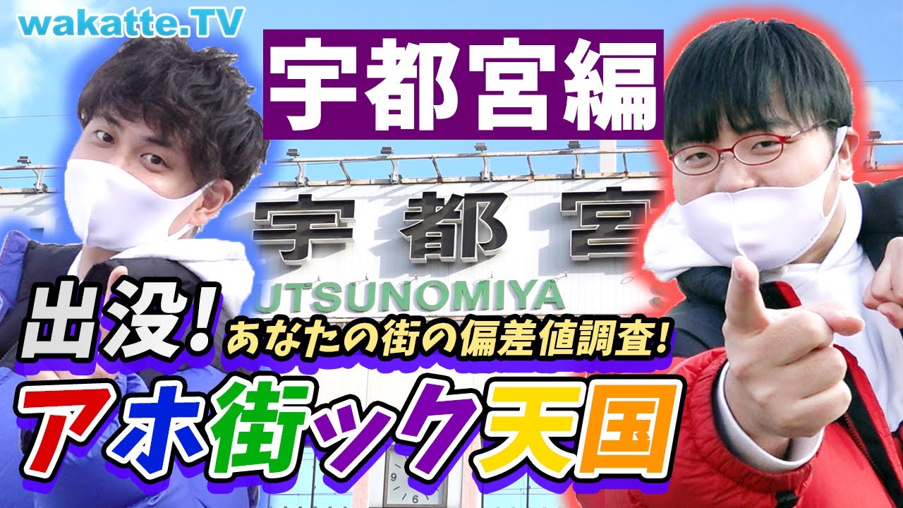 まさかの高学歴！？宇都宮でアホ街ック天国！【wakatte.TV】#480