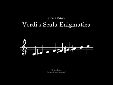 Scale 3443 Verdi39s Scala Enigmatica