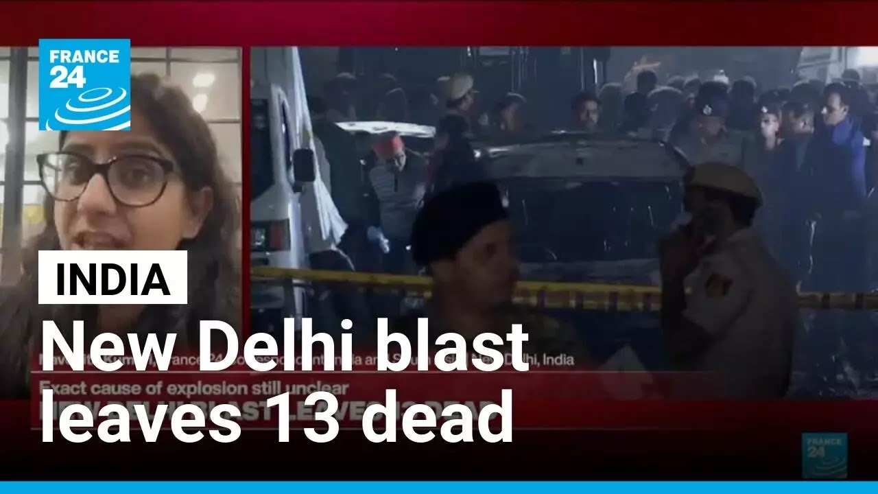 In India, New Delhi blast leaves 13 dead • FRANCE 24 English