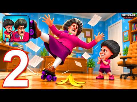 Scary Little Prankster - Gameplay Walkthrough Part 2 - Prank Miss T Chapter Update (iOS, Android)
