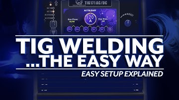 TIG Welding, The EASY Way! - R-Tech Welding, Easy Setup Explained.