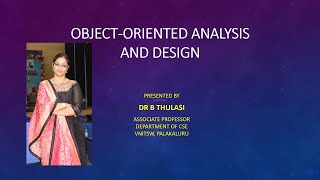 OOAD UNIT-1 || Designing Complex Systems, Elements of Object Model || DR B THULASI || VNITSW
