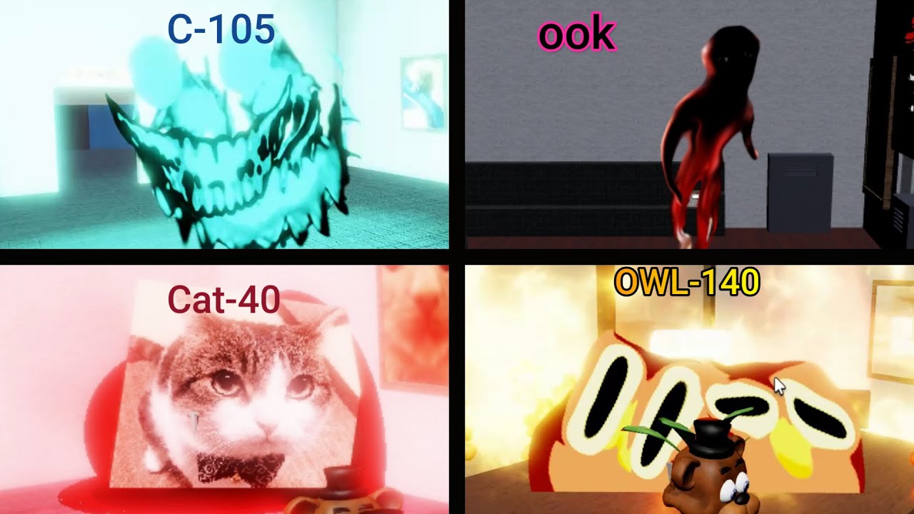 All entities in Insane and Hardcore mode (Almost) | ROOMS: Low Detailed