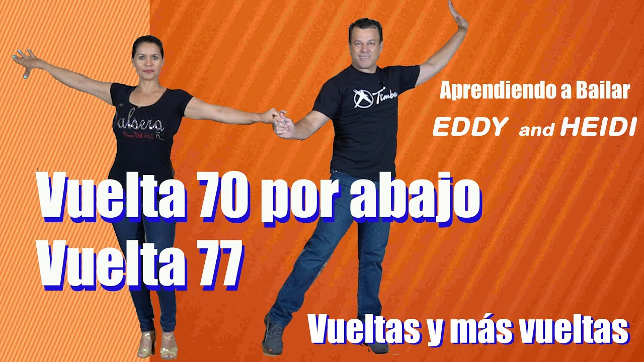 Vueltas de SALSA 70 por debajo y 77 - Aprendiendo a Bailar.