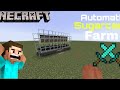 Minecraft: Easiest Automatic Sugarcane Farm! [1.20+]