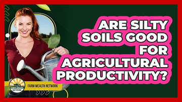 Are Silty Soils Good for Agricultural Productivity?