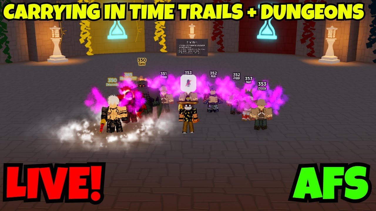 CARRYING IN DUNGEONS AND STAR OPENINGS | Anime Fighters Simulator