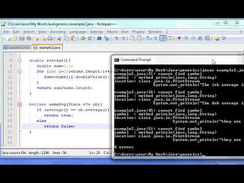 Learn Java in Hindi 41 C   Generic Methods and Wildcard Arguments   YouTube
