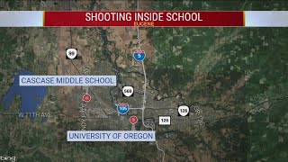 Shooting inside Eugene middle school