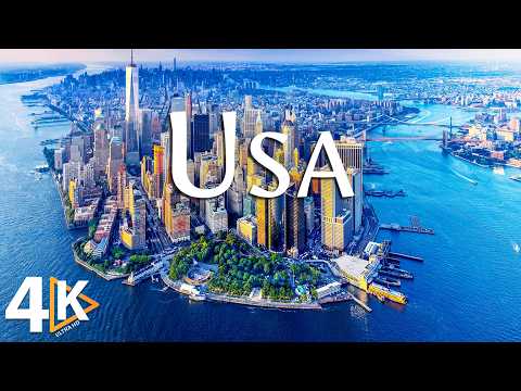 WONDERS OF USA 🇺🇸 4K ULTRA HD – Stunning Coastlines & Ocean Paradise