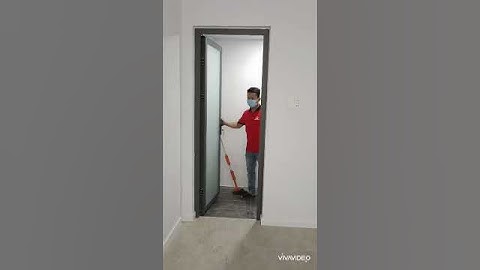 Cửa nhôm Xingfa 1 cánh || Cửa nhôm Xingfa nhập khẩu kính mờ cường lực || DK windows