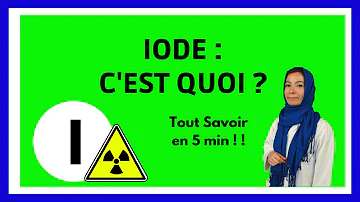 Où est l'iode ?