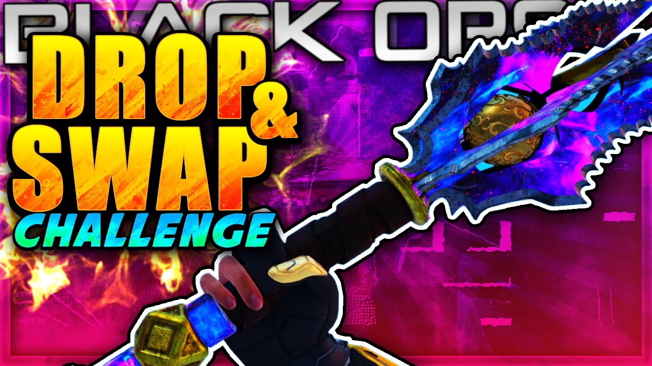 DROP N SWAP Challenge - DARK MATTER "SKULL SPLITTER GAMEPLAY" in Black Ops 3 (DLC WEAPON)