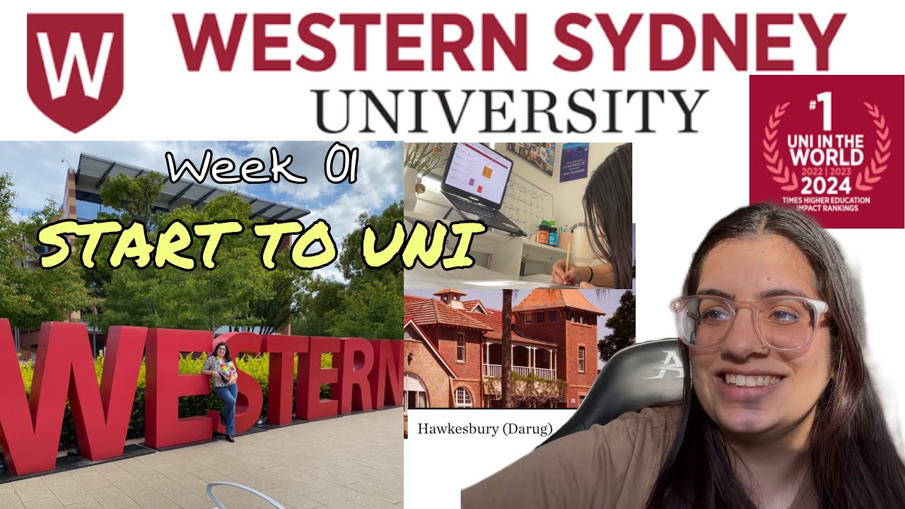 START TO UNI | Week 01 at Western SydneyUniversity | How I Stay Organised!