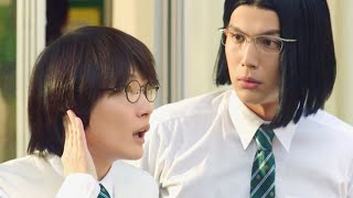 神木隆之介、鎹鴉から伝令を聞く！鬼滅アプリを中川大志が起動!!au「意識高すぎ！高杉くん」CM+メイキング＋インタビュー