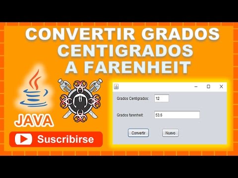 Convertir Grados Centigrados a Farenheit NetBeans