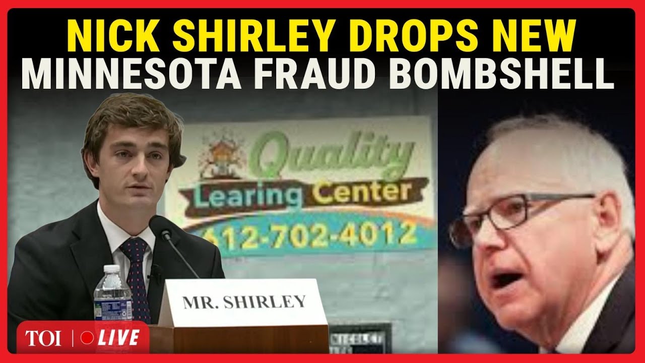 'Walz Saw Billions Leaving Account': Nick Shirley Testimony ROCKS Minnesota Fraud Hearing