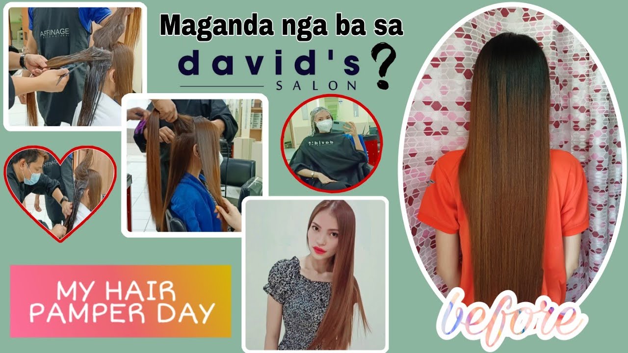 A PAMPER DAY FOR MY HAIR David's Salon Rebonding Experience Belle