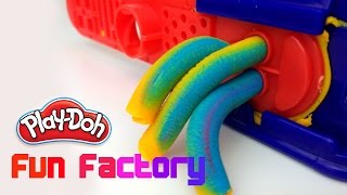 Play Doh FUN FACTORY Toy Review - MEGA Creative Fun with Modelling Clay