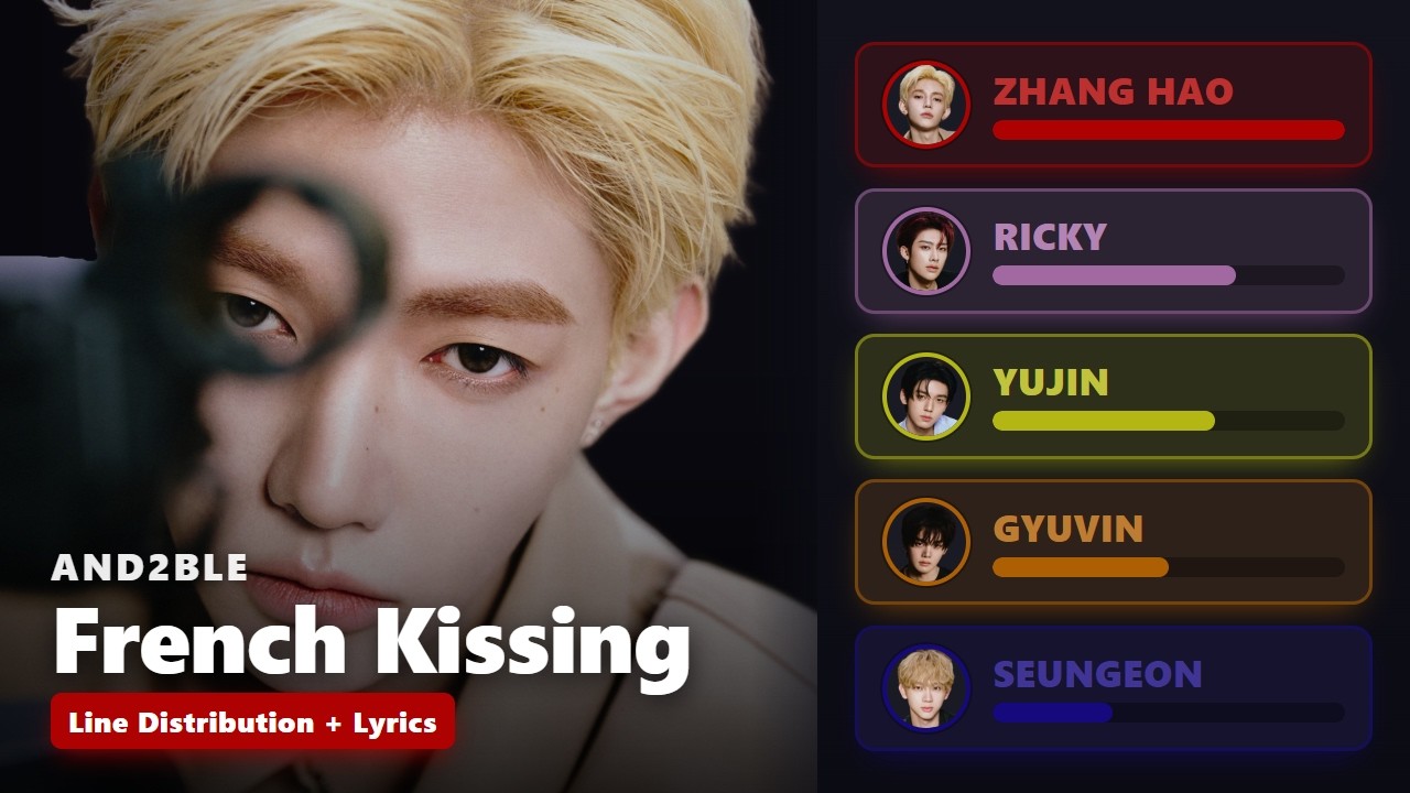 AND2BLE - French Kissing (Lyrics + Line Distribution + Subtitles)