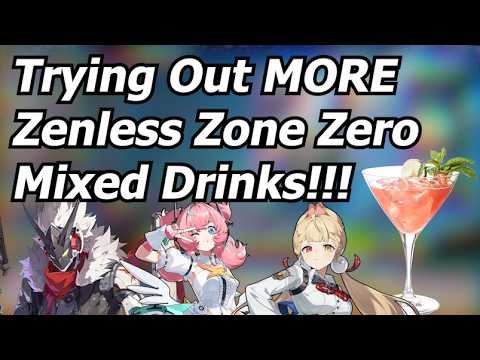 I Tried Some MORE Zenless Zone Zero Themed Drinks!!!