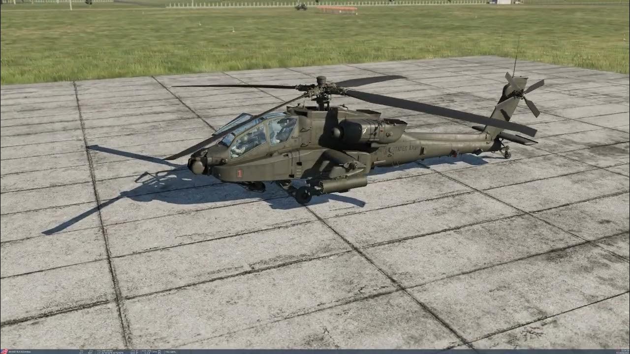 Digital Combat Simulator AH64 Initial Outside View YouTube