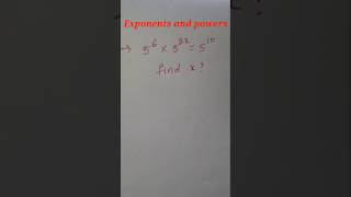#Exponents and powers#Algebra#Maths for competitive exams #SSC#RRB#DSC