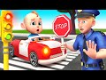 Baby Learns Traffic Rules🚦 | Fun Play Safe Song for Kids | Nursery Rhymes &amp; Kids Song