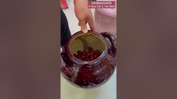 Cách ngâm rượu táo đỏ #taodotancuong #ruoutaodo #cachngamruou