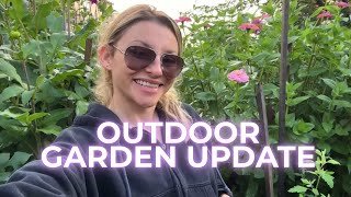 FLOWERS ON FLOWERS  ☀️💐 Outdoor Garden Update