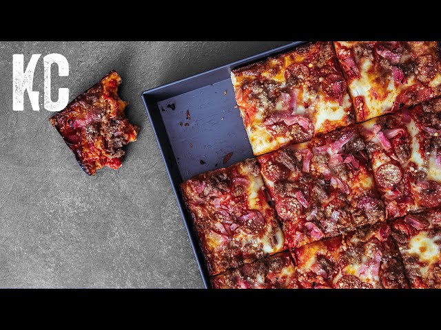 Sicilian Style Pizza Recipe (Step by Step) - Whiskaffair