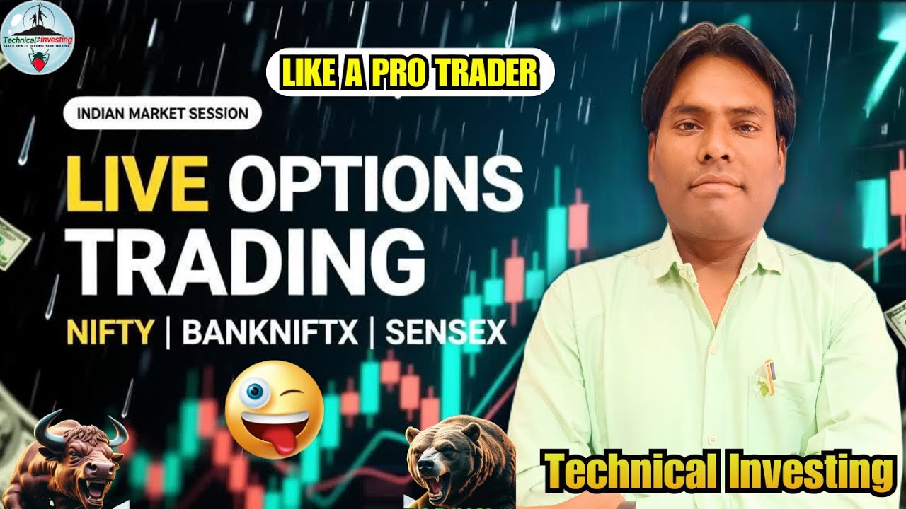 "🚀 Master the Market: Live Trading Nifty, Sensex & Banknifty! 💰💹"| 09 Jan |