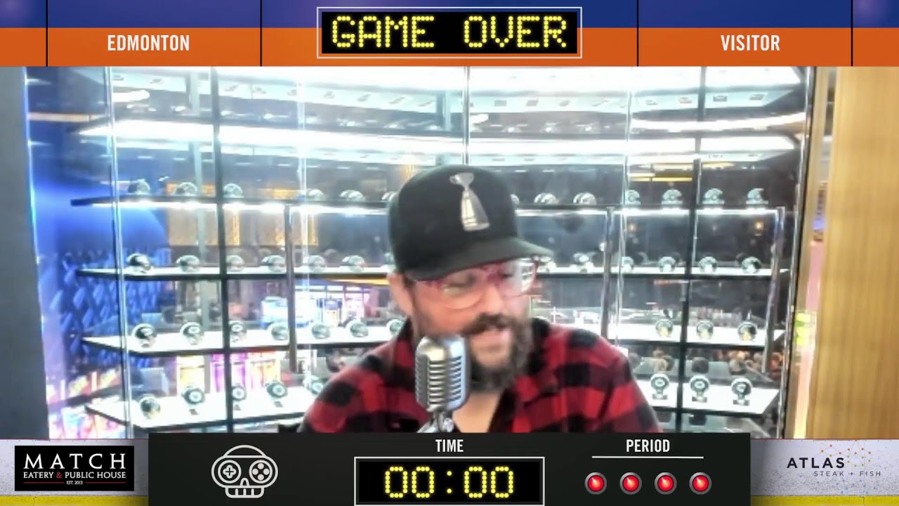 Game Over: Edmonton Watch Along Stream! Game 4 Oilers vs Stars: Live from Atlas Steak & Fish!