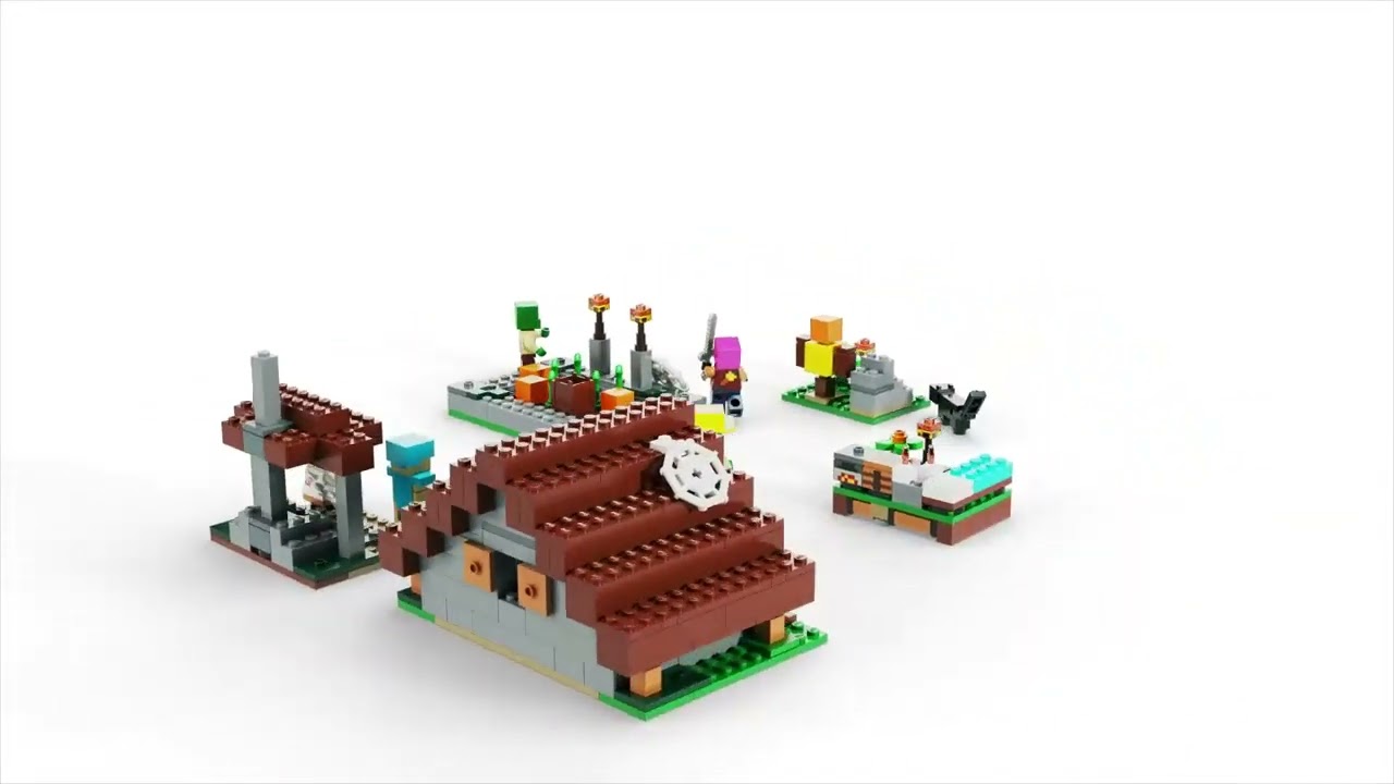 LEGO VILLAGE ABANDONNE MINECRAFT 