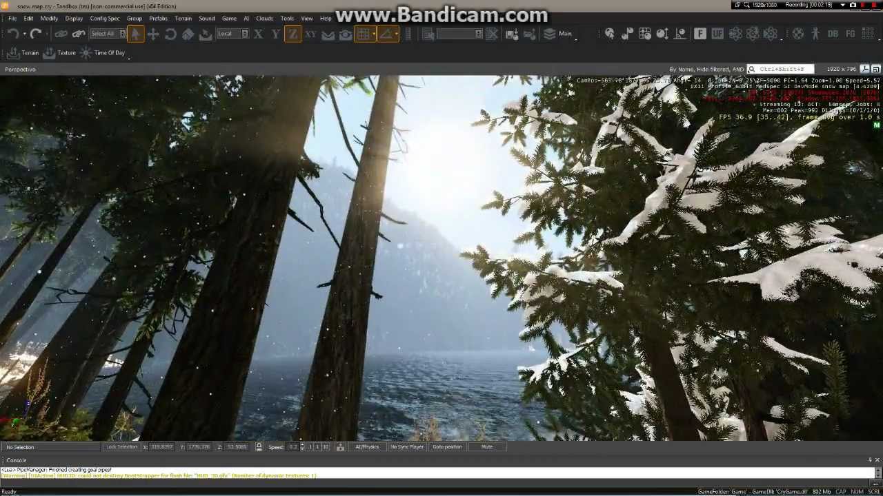 cryengine 3 snow update 3.4.4 ( my custom map)