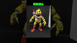 Fnaf Nightmare Chica Toys Real - Fake