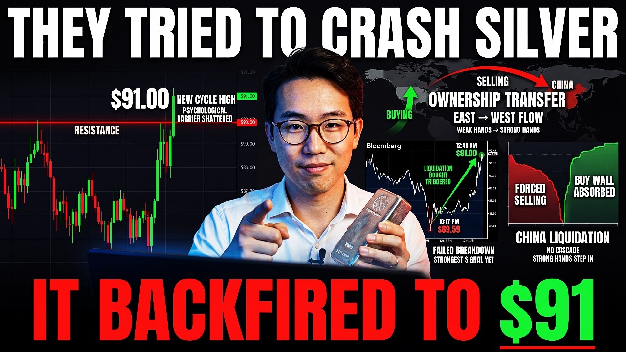 INSIDE LEAK🚨: They Tried To CRASH Silver Below $80, It BACKFIRED To $91 IN HOURS!
