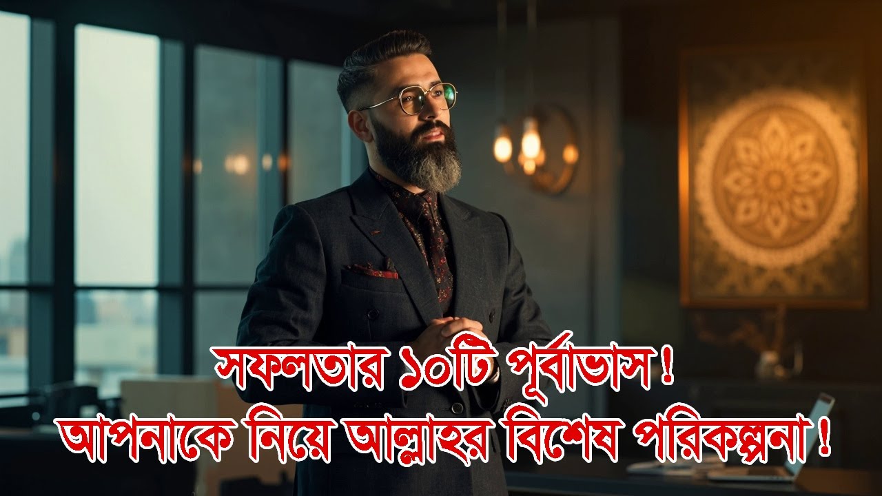 সফলতার ১০টি পূর্বাভাস। আপনাকে নিয়ে আল্লাহর বিশেষ পরিকল্পনা! 