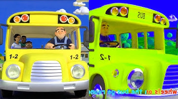 [1 MINUTE LOOP] Wheels on the Bus Sound Variations 🚌 Remix Version Cocomelon Giggles Nursery Rhymes