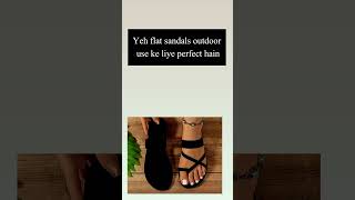 👡 Women Flat Sandals#SummerSandals #FlatShoes #BudgetDeals