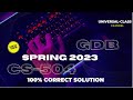 CS504 GDB Solution Spring 2023