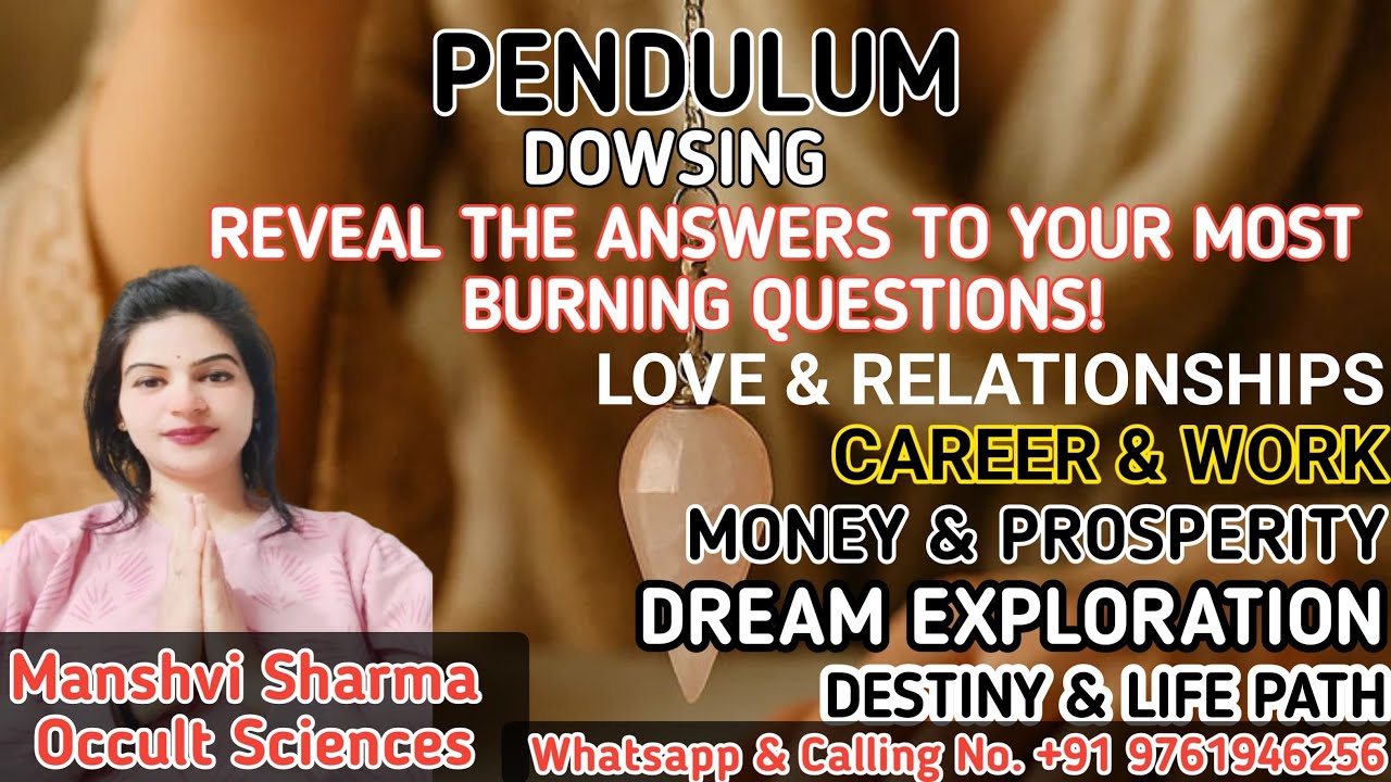 Mnashvi Sharma is live । Free pendulum dowsing। yes no type answer free।  9761946256