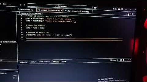 Suma de dos números en python