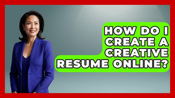 How Do I Create A Creative Resume Online? - Job Success Network