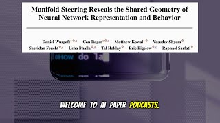 Manifold Steering Reveals the Shared Geometry of Neural Network Representation and Behavior (May 202