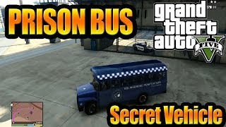 Grand Theft Auto V GTA 5) How To Get Prison Bus Unique Vehicle [ Full HD ] screenshot 1