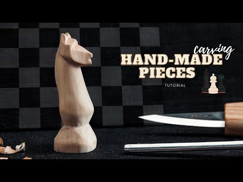 How to Carve Hand-Made Chess Pieces? - YouTube