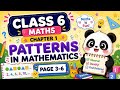 Class 6 Maths || Chapter 1 || Patterns In Mathematics || Page 3-6 ||