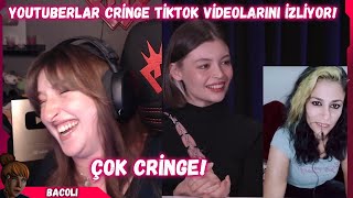 Pqueen  'YOUTUBERLAR CRINGE TİKTOK VİDEOLARINI İZLİYOR' İzliyor! (TepkiKolik)